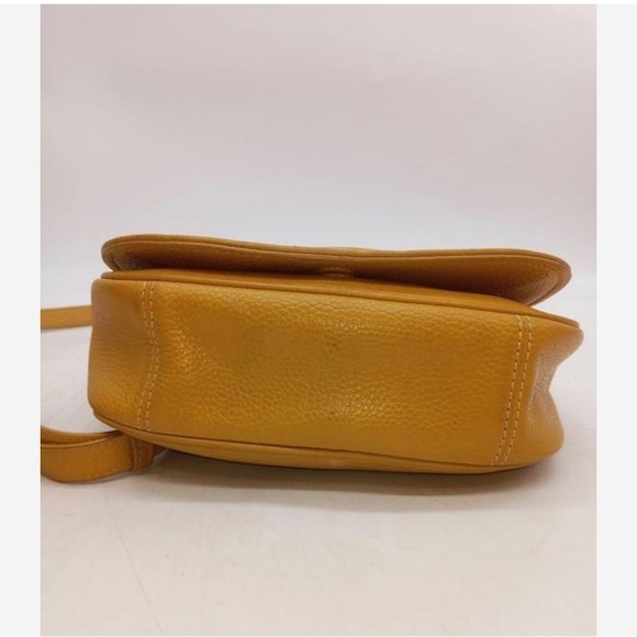 Authentic Marc Jacobs New York Small Golden Rod Leather Crossbody Handbag Purse - Picture 4 of 6